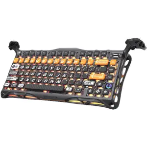 Клавіатура механічна GravaStar Mercury K1 Pro 80keys x Kailh Speedy Mint CyberFlare (GS_K1_PRO_BO_BLK) UA