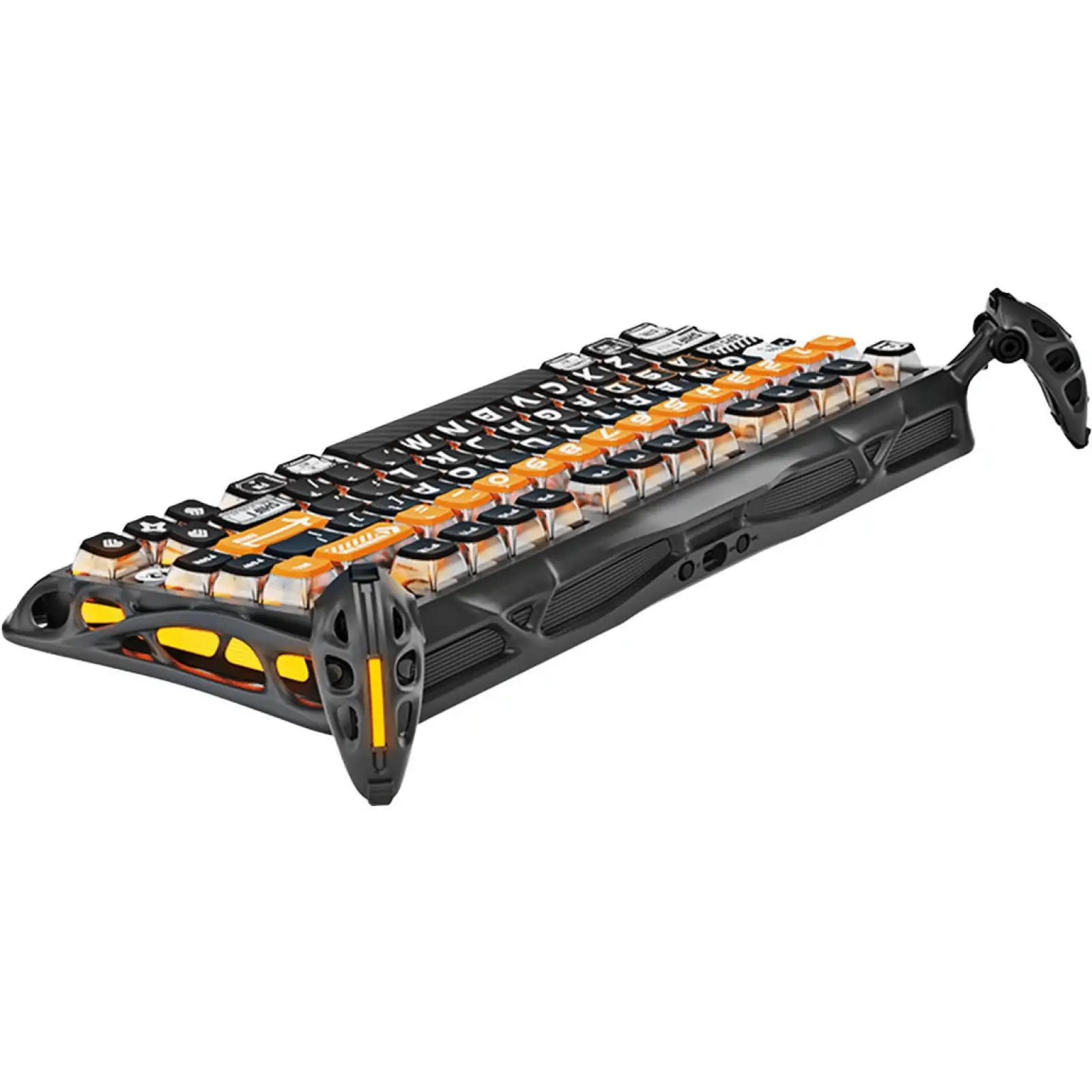 Клавіатура механічна GravaStar Mercury K1 Pro 80keys x Kailh Speedy Mint CyberFlare (GS_K1_PRO_BO_BLK) UA