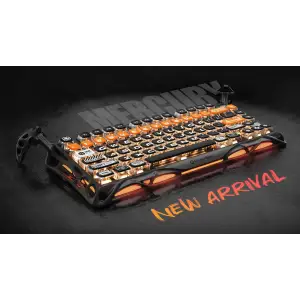 Клавіатура механічна GravaStar Mercury K1 Pro 80keys x Kailh Speedy Mint CyberFlare (GS_K1_PRO_BO_BLK) UA