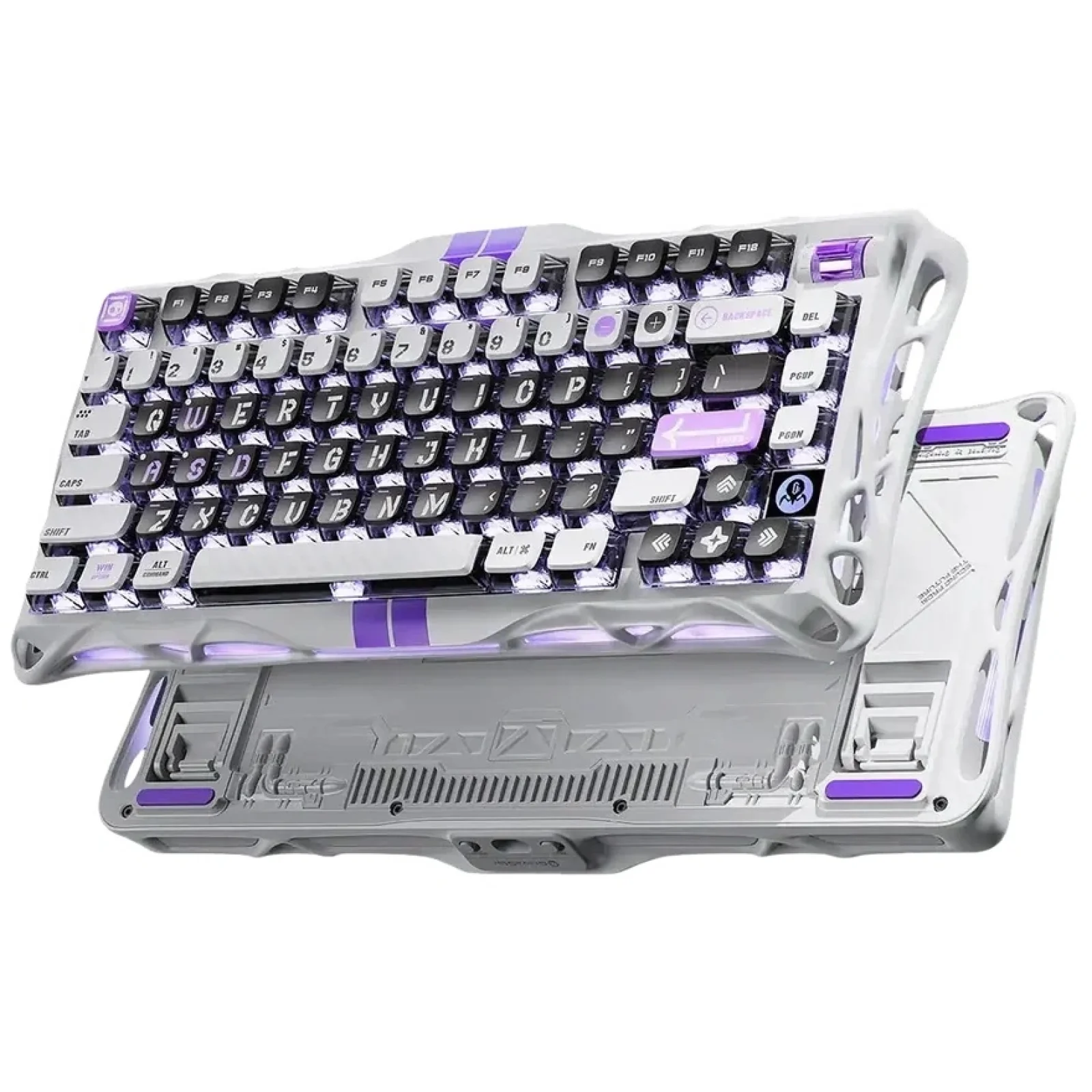 Клавіатура механічна GravaStar Mercury V75 80keys Magnetic Jade Pro Mecha Gray (GS_V75_GWT) UA