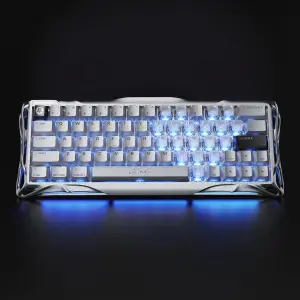 Клавіатура GravaStar Mercury V60 Pro Chrome Silver (GSV60PRO_XTAL_SLV) UA
