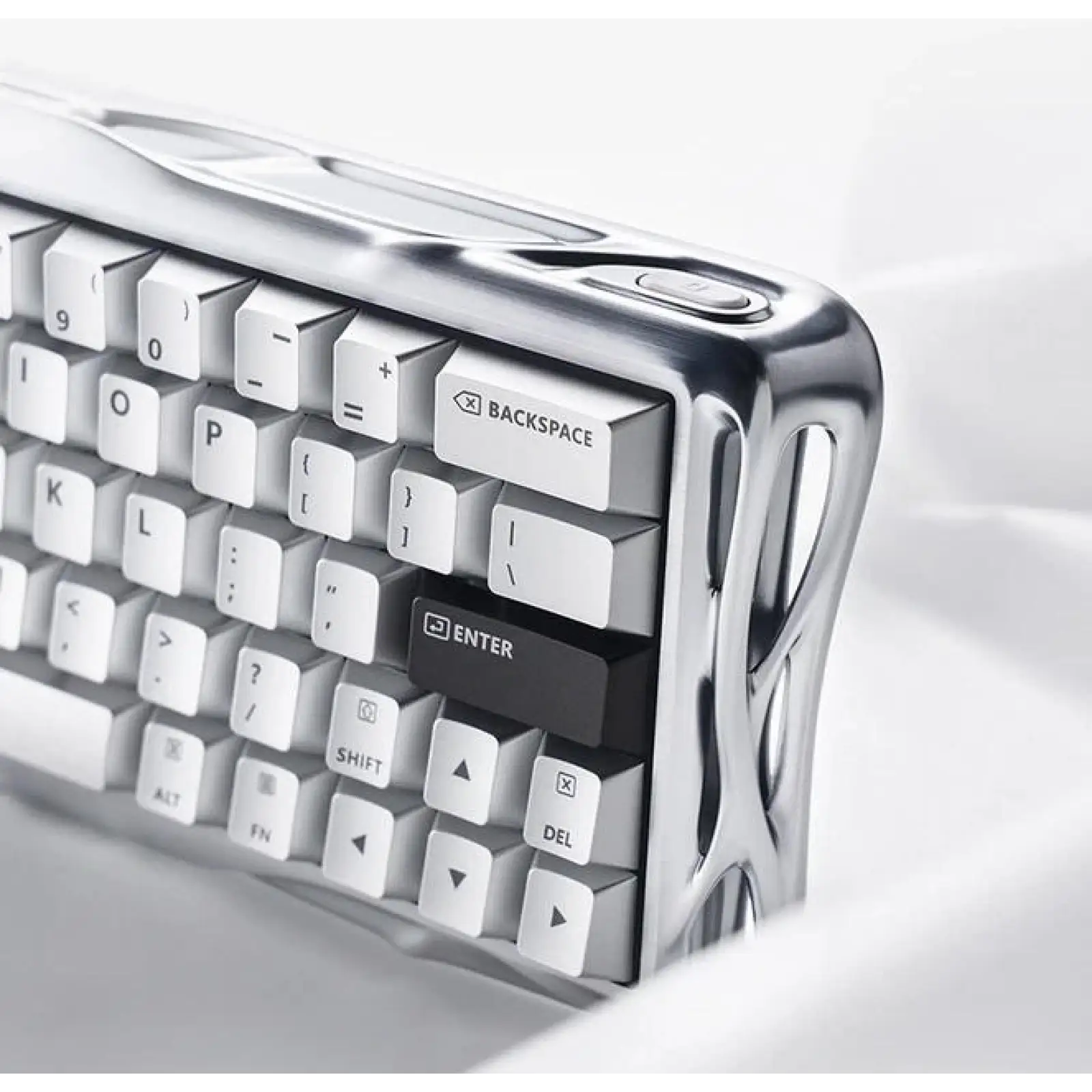 Клавіатура GravaStar Mercury V60 Pro Chrome Silver (GSV60PRO_XTAL_SLV) UA