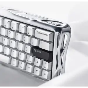 Клавіатура GravaStar Mercury V60 Pro Chrome Silver (GSV60PRO_XTAL_SLV) UA