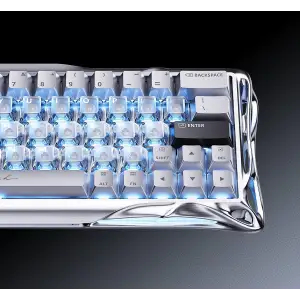 Клавіатура GravaStar Mercury V60 Pro Chrome Silver (GSV60PRO_XTAL_SLV) UA