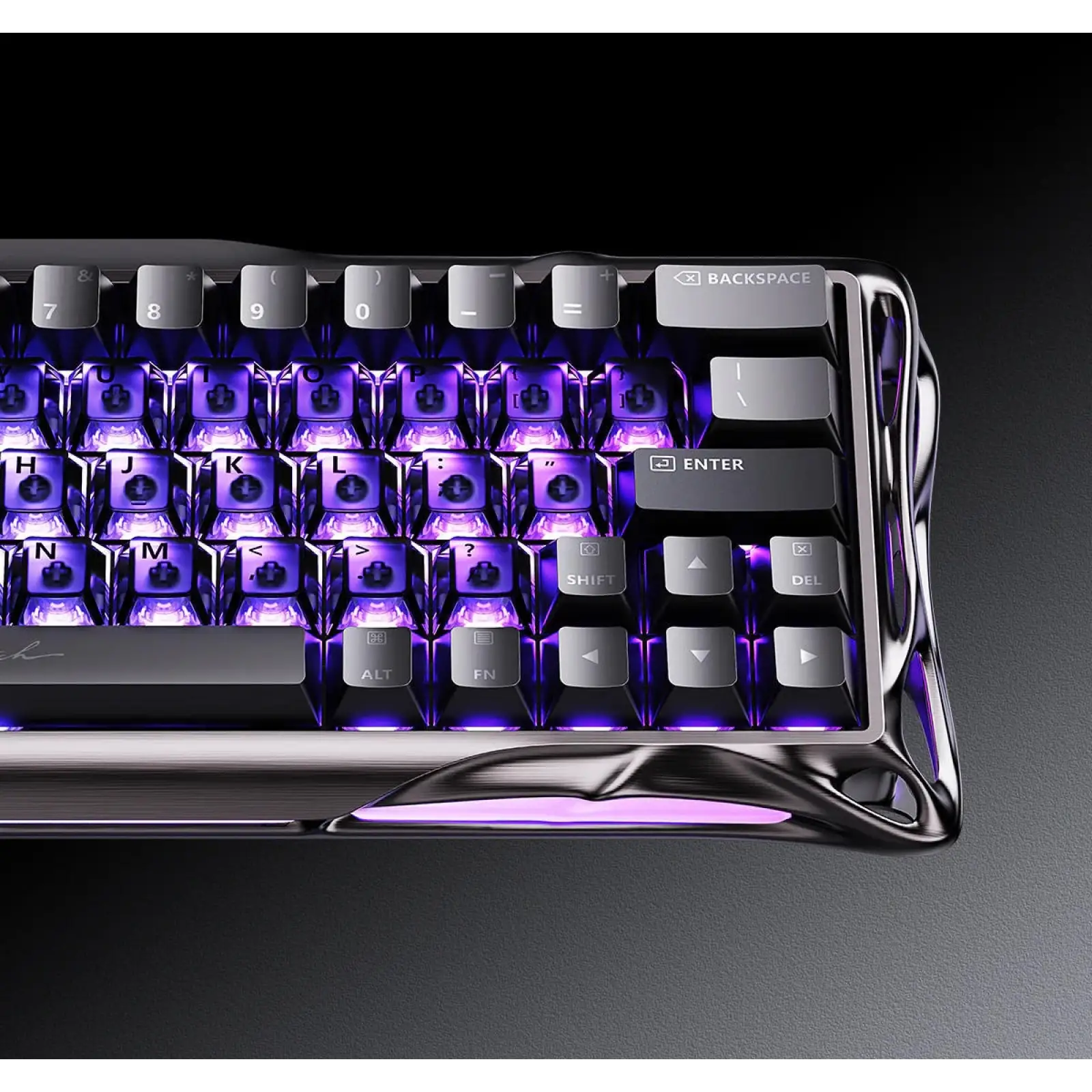 Клавіатура GravaStar Mercury V60 Pro Blackcore GunMetal (GSV60PRO_XTAL_BLK) UA