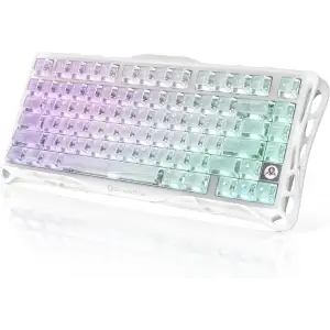 Клавіатура GravaStar Mercury K1 Lite GravaStar x BSUN Grey RGB Crystal Aurora (GSK1LITE_XTAL_AUROA) UA