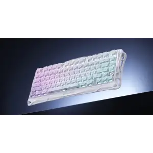 Клавіатура GravaStar Mercury K1 Lite GravaStar x BSUN Grey RGB Crystal Aurora (GSK1LITE_XTAL_AUROA) UA
