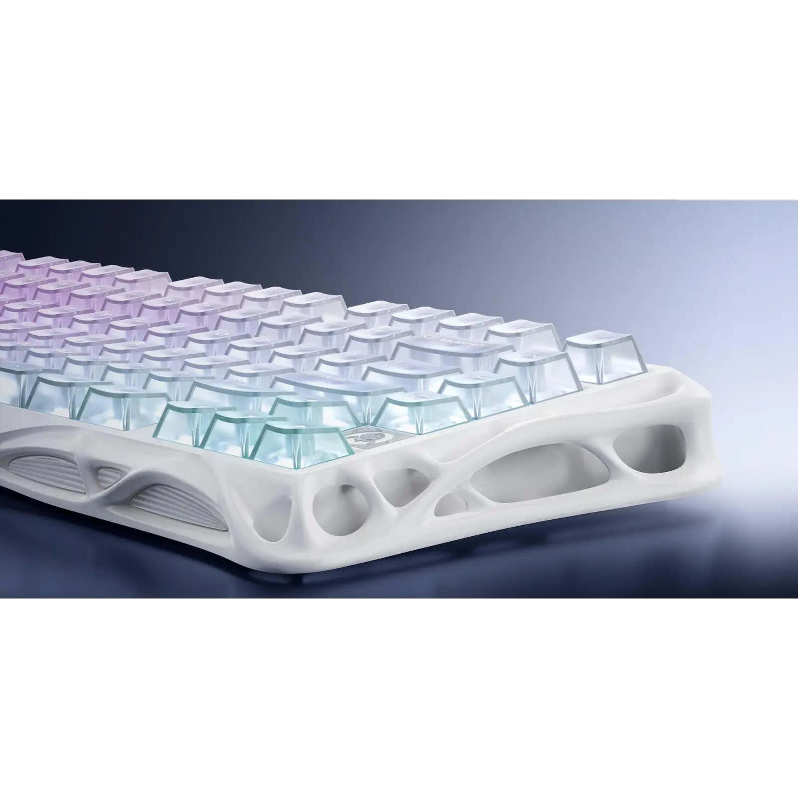 Клавіатура GravaStar Mercury K1 Lite GravaStar x BSUN Grey RGB Crystal Aurora (GSK1LITE_XTAL_AUROA) UA