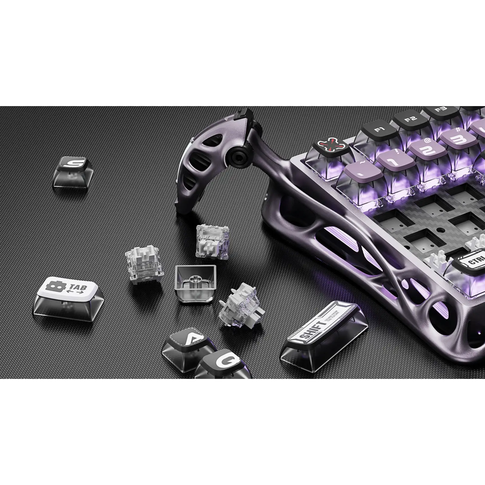Клавиатура GravaStar Mercury V75 Pro Iron Purple (GSV75PRO_PL) UA