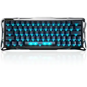 Клавіатура GravaStar Mercury V60 PRO UFO Magnetic Gaming RGB Gunmetal Smok (GSV60PRO_XTAL_S_BLK) UA