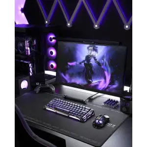 Клавіатура GravaStar Mercury V60 PRO UFO Magnetic Gaming RGB Gunmetal Smok (GSV60PRO_XTAL_S_BLK) UA