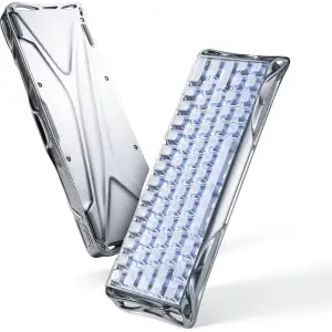 Клавіатура GravaStar Mercury V60 PRO UFO Magnetic Gaming RGB Sliver Frost (GSV60PRO_XTAL_S_SLV) UA