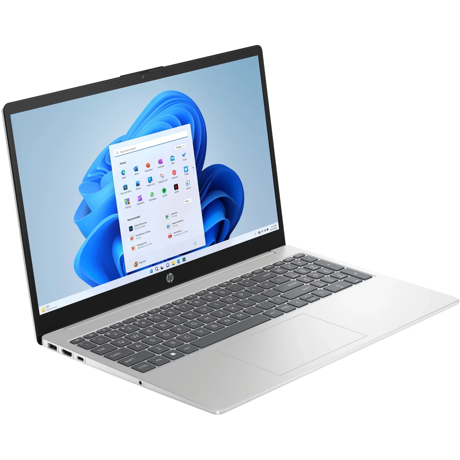 Ноутбук HP Laptop 15-fc0270ua Natural Silver (C79XBEA) UA
