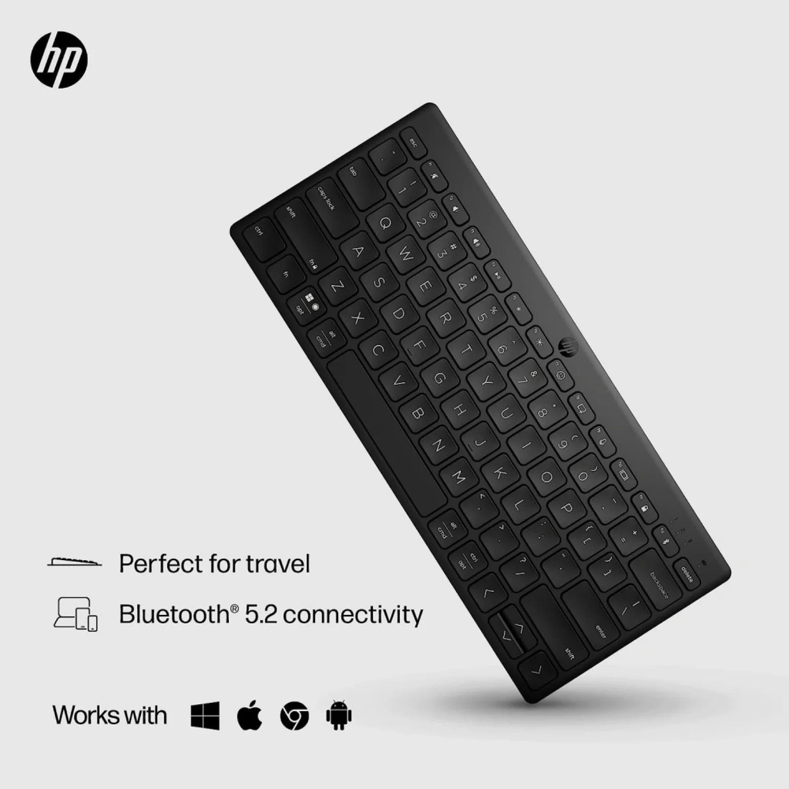 Клавиатура HP 350 Compact Multi-Device BT Black (692S8AA) UA