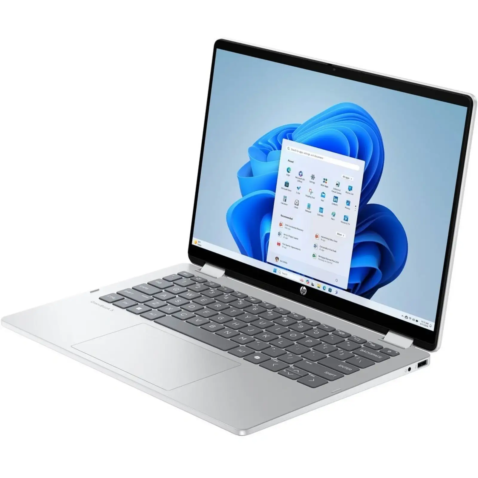 Ноутбук HP OmniBook 5 Flip 2-in-1 14-fp0038ua Glacier Silver (D8ZB5EA) UA