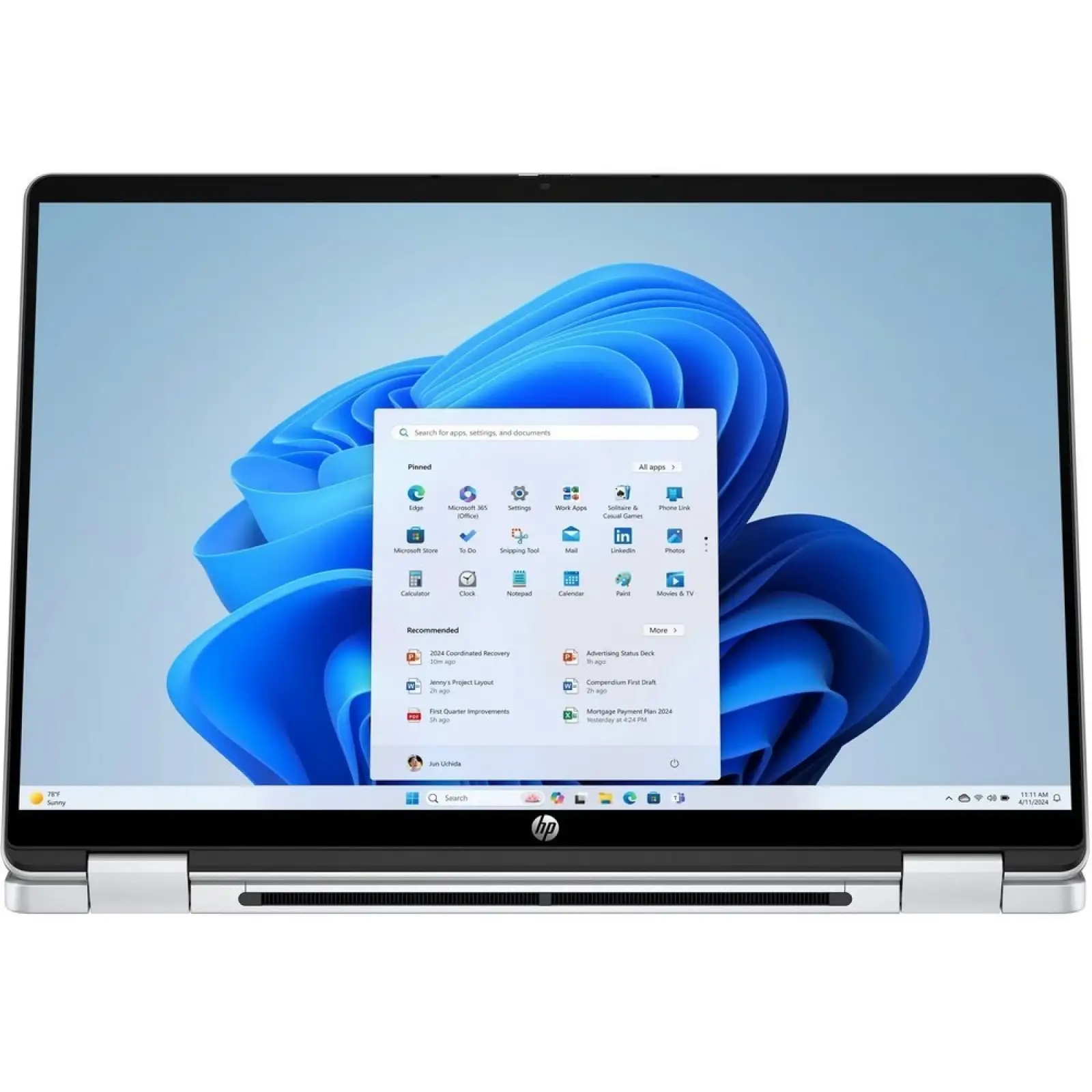 Ноутбук HP OmniBook 5 Flip 2-in-1 14-fp0038ua Glacier Silver (D8ZB5EA) UA