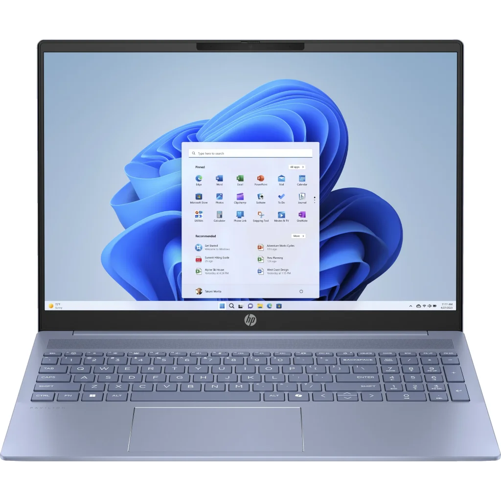 Ноутбук HP Pavilion Laptop 16-ag0001ua (B9PG3EA) Sky Blue UA