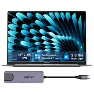 Ноутбук GEEKOM GeekBook X16 Pro (NX16AM) + Dock station