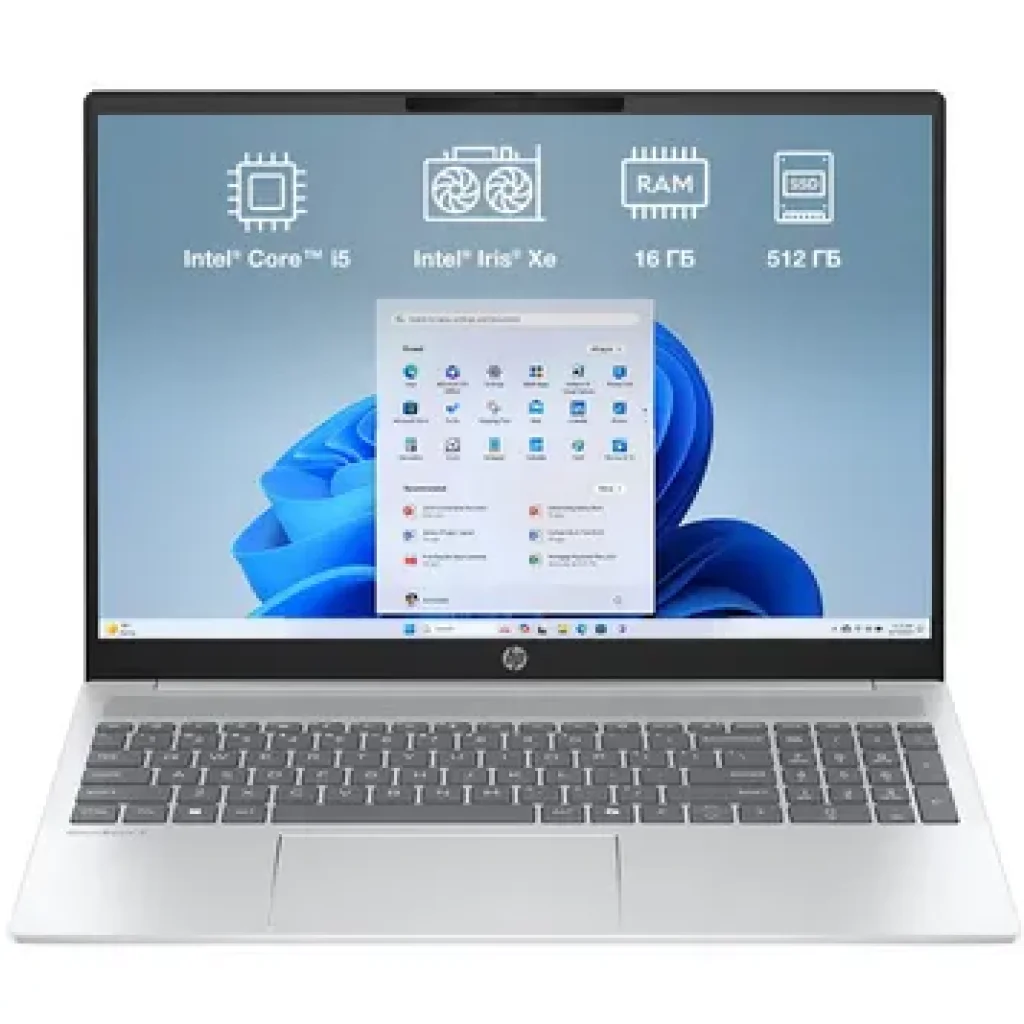 Ноутбук HP OmniBook 5 16-ba1001ua (BF1L4EA) Glacier Silver UA