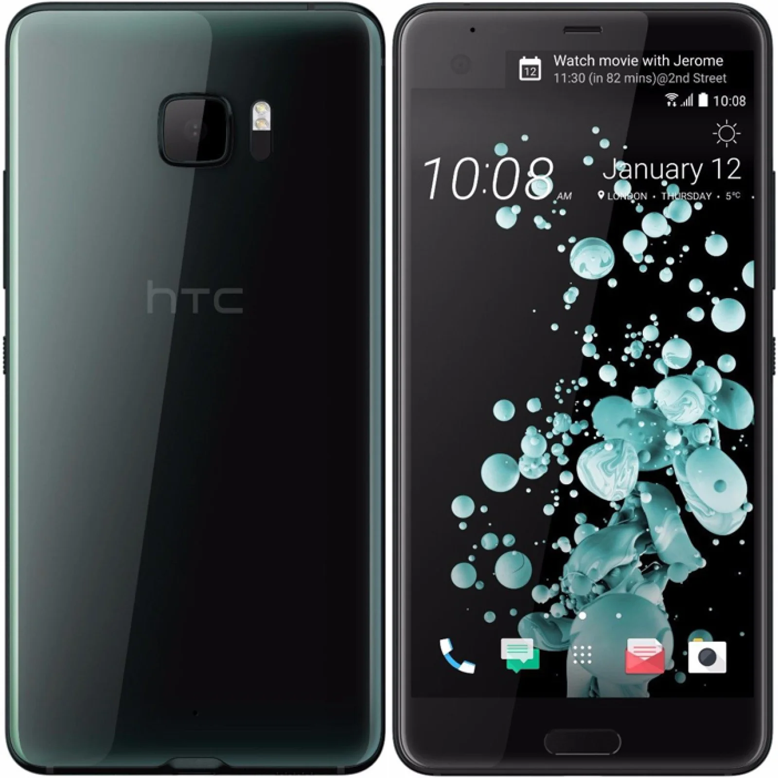 Смартфон HTC U ULTRA 4/128Gb Dual Sim Brilliant Black UA