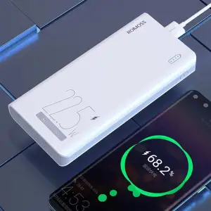 Зовнішній акумулятор Romoss 30000mAh PHP30 22.5W (PHP30-711-1111H) білий UA