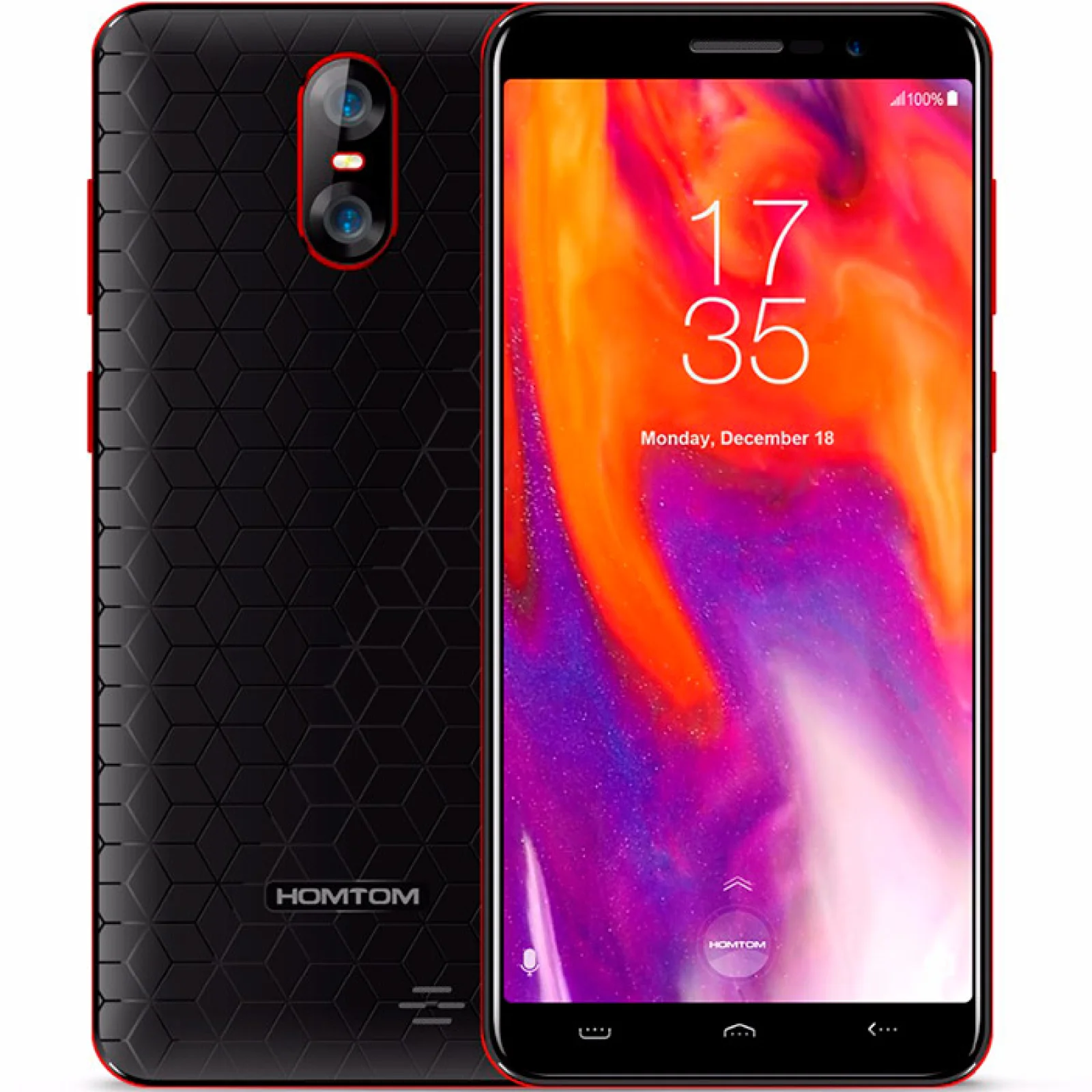 Смартфон HomTom S12 1/8GB Black-Red