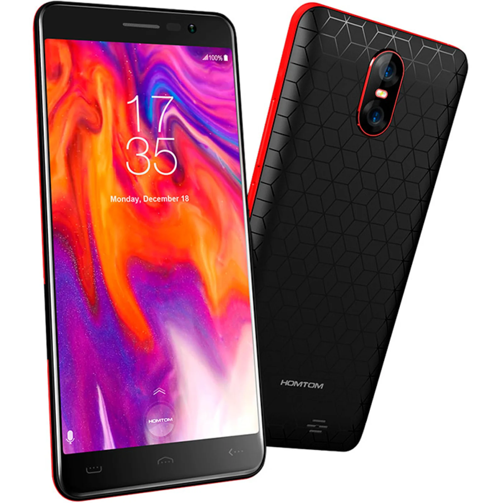 Смартфон HomTom S12 1/8GB Black-Red