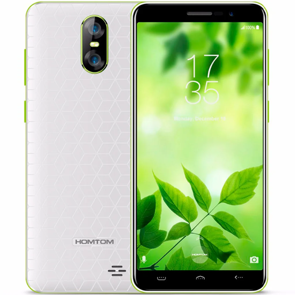 Смартфон HomTom S12 1/8GB White-Green