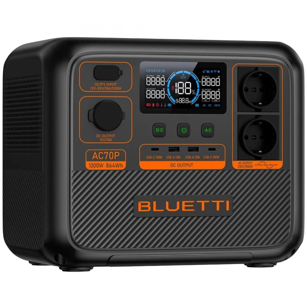 Зарядная станция Bluetti AC70P 1000W 864Wh UA