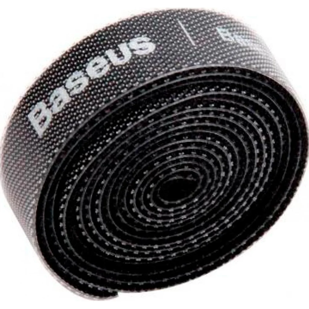 Ремешок на липучках Baseus Rainbow Circle 1m Black (ACMGT-E01)