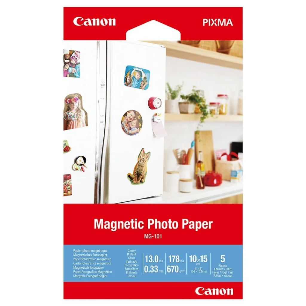 Фотопапір Canon MG-101 10x15 Magnetic Photo Paper 5pcs (3634C002)
