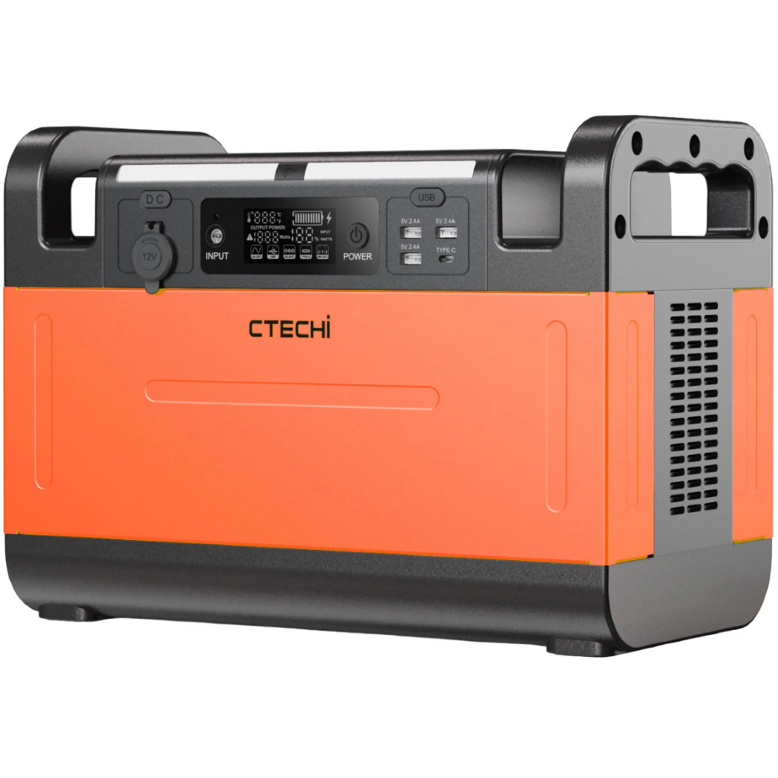 Зарядная станция CTECHi GT1500 1210Wh Orange