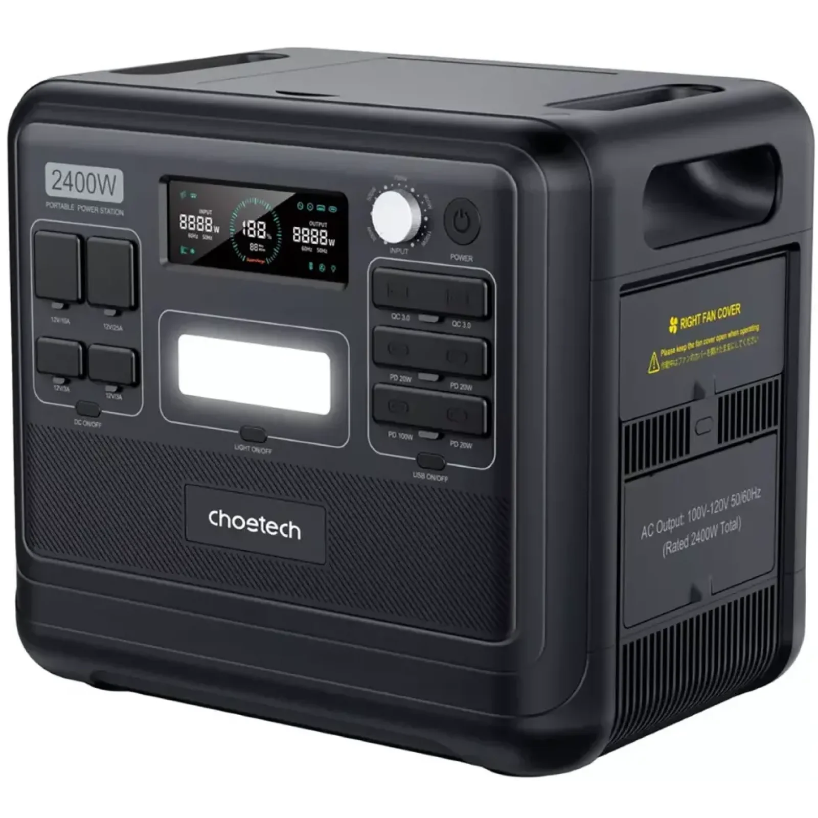 Зарядна станція Choetech Portable Power Station 2400W (BS008) UA