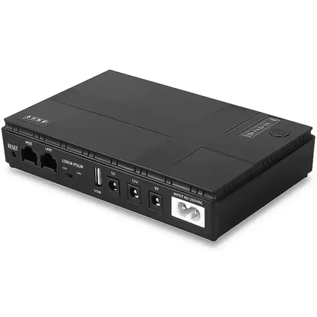 Джерело безперебійного живлення для роутера DC UPS 10400mAh
