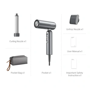 Фен Dreame Pocket High-Speed Hair Dryer Space Grey AHD51-GR UA