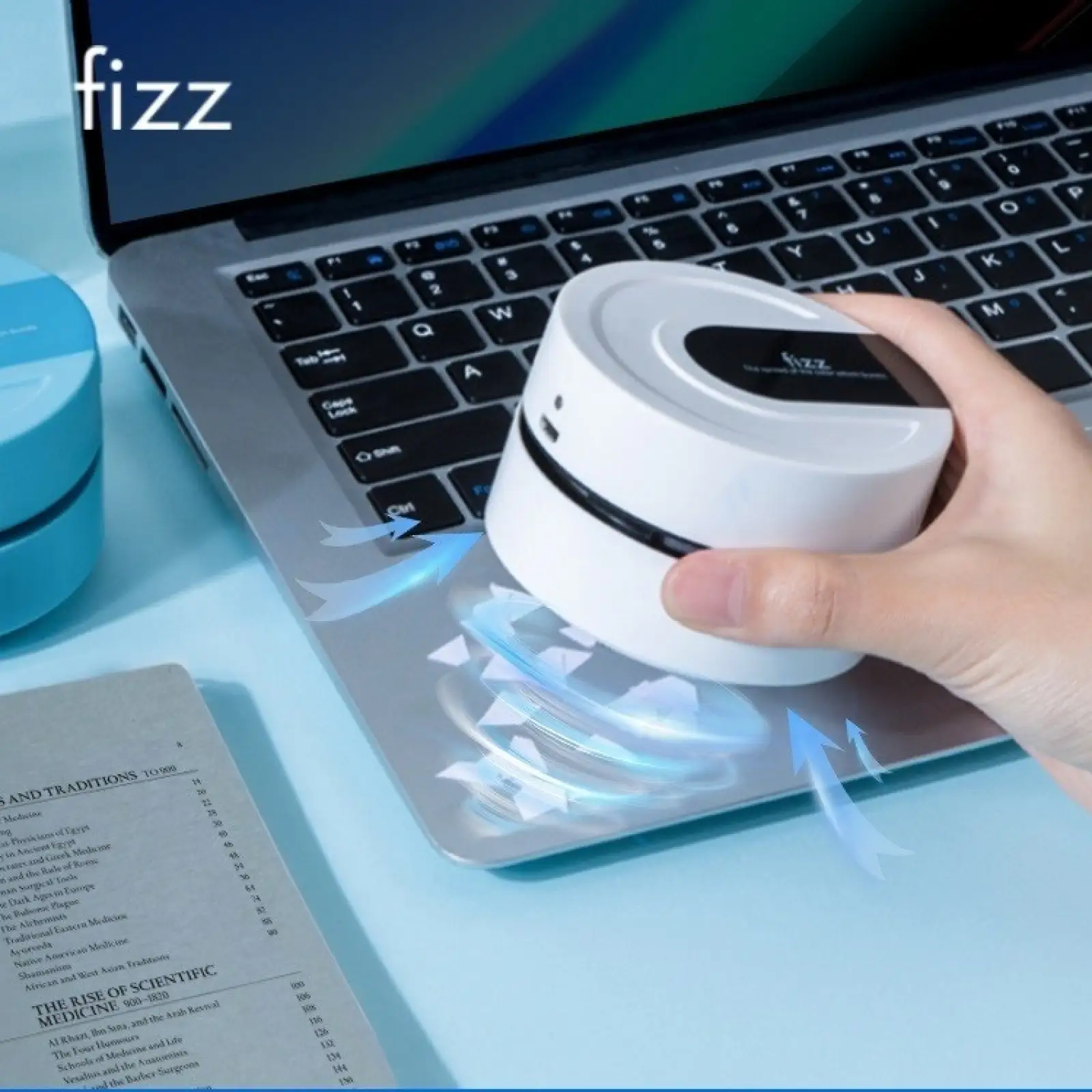 Міні-пилосос Xiaomi FIZZ Desktop Vacuum Cleaner Rechargeable Mini Black (FZ66907-H)