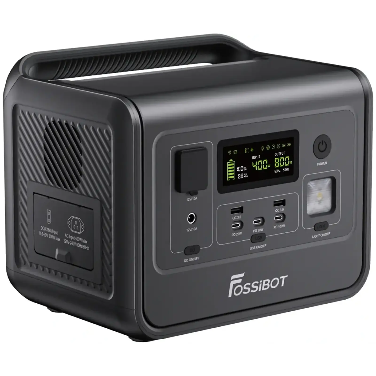 Зарядная станция Fossibot F800 Black (FSB-F800-bl)