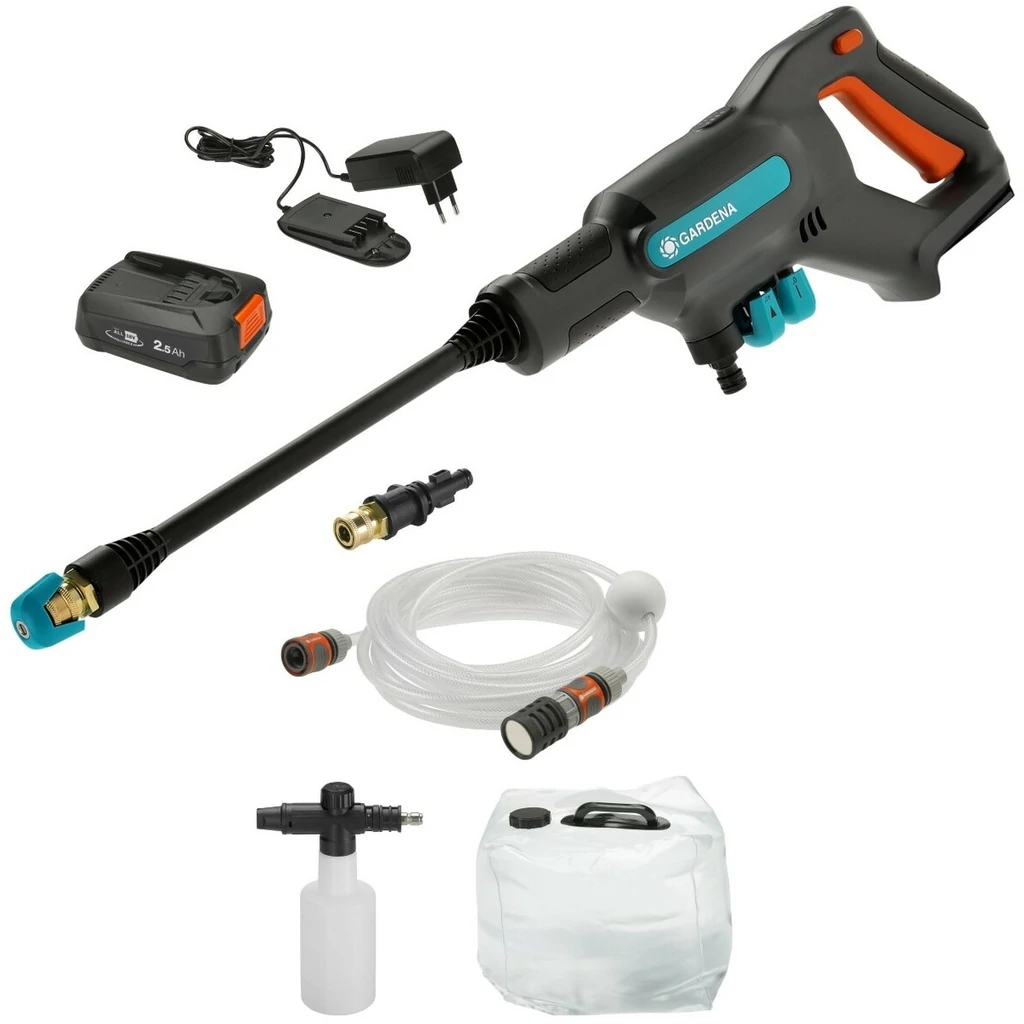 Мінімийка високого тиску Gardena Aquaclean 24/18V P4A PREMIUM SET (14800-31)