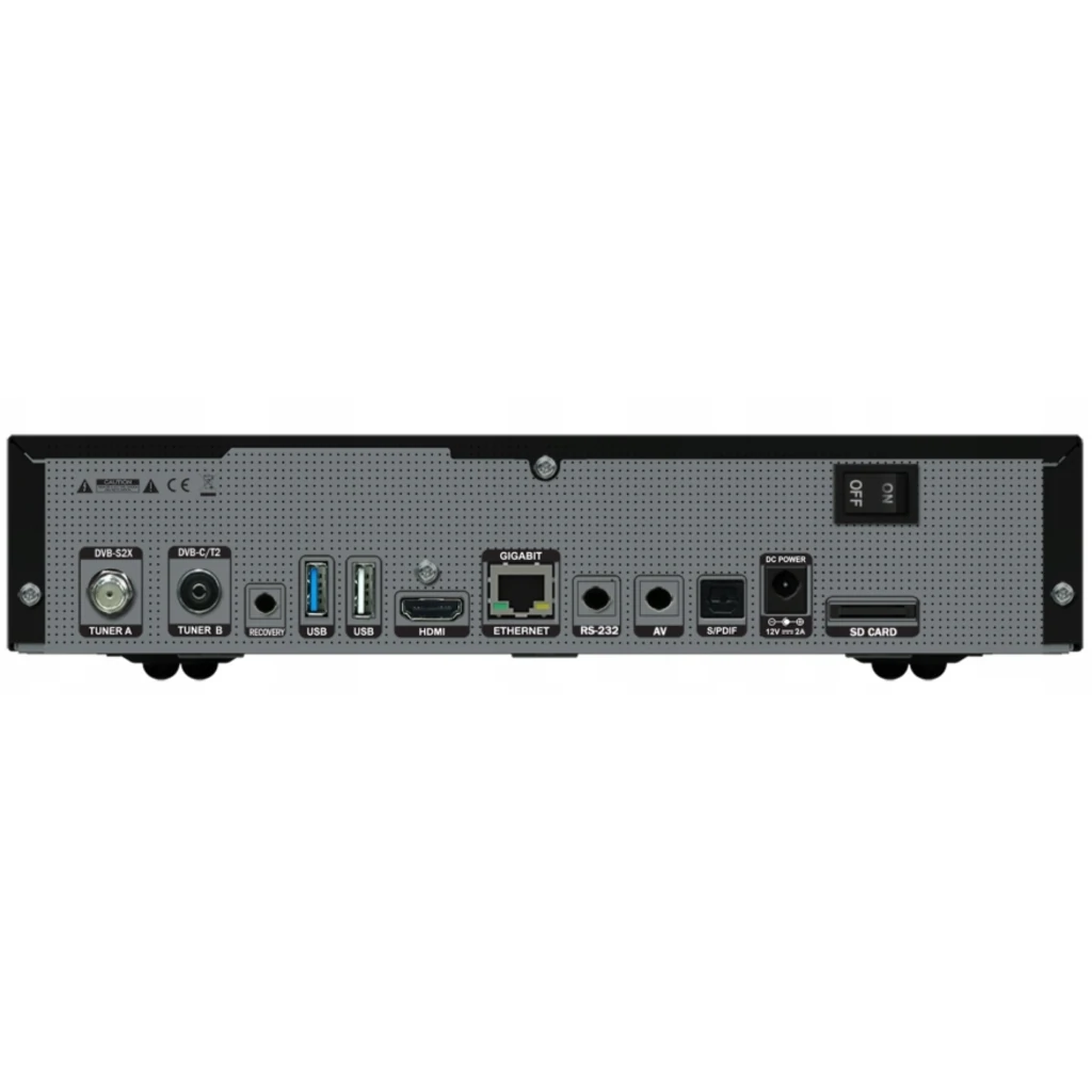 Медіаплеєр GigaBlue UHD Trio 4K DVB-S2X + T2