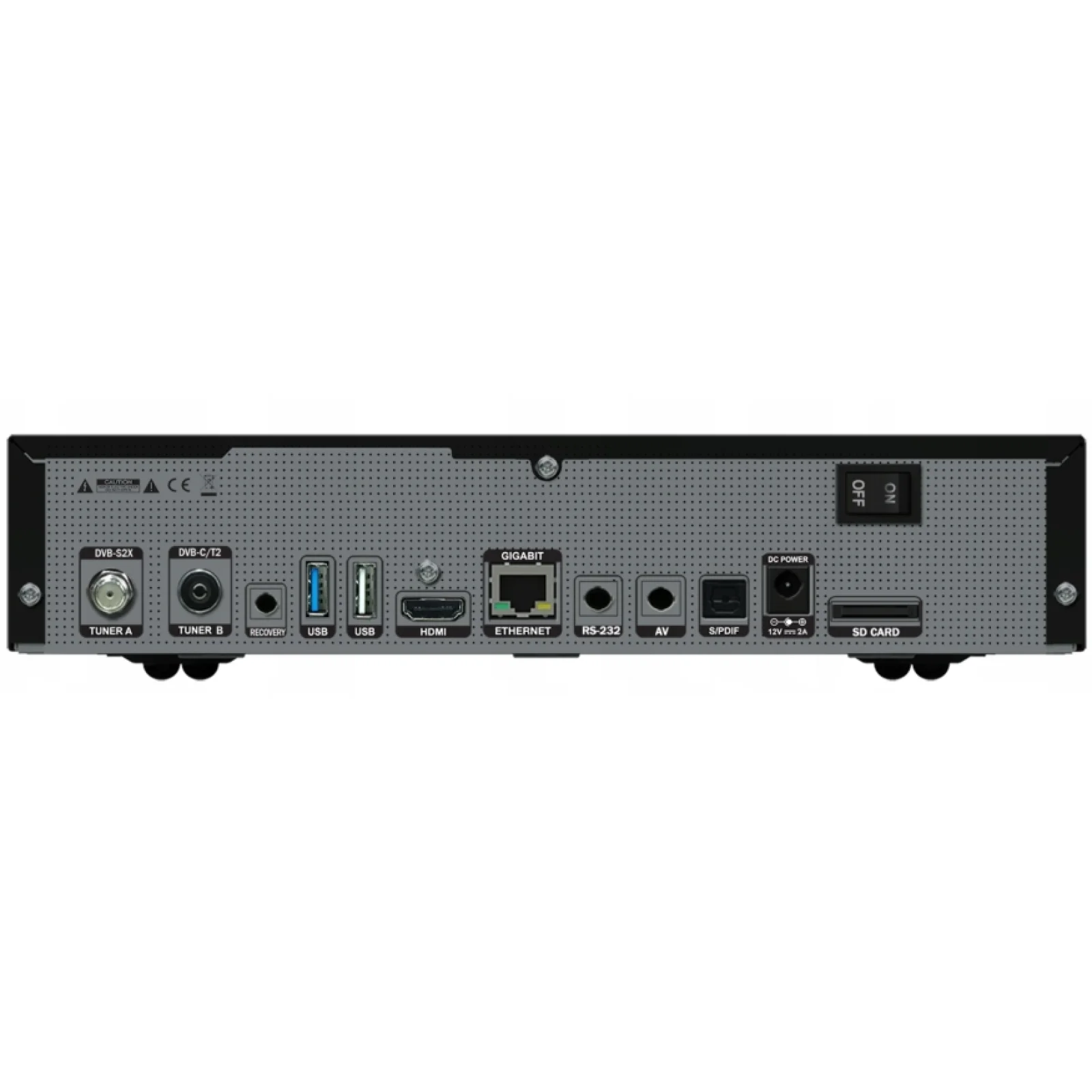Медіаплеєр GigaBlue UHD Trio 4K DVB-S2X + T2