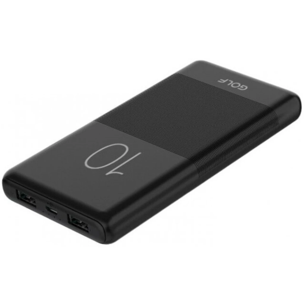 Зовнішній акумулятор Golf G80 10000mah 10W Black UA