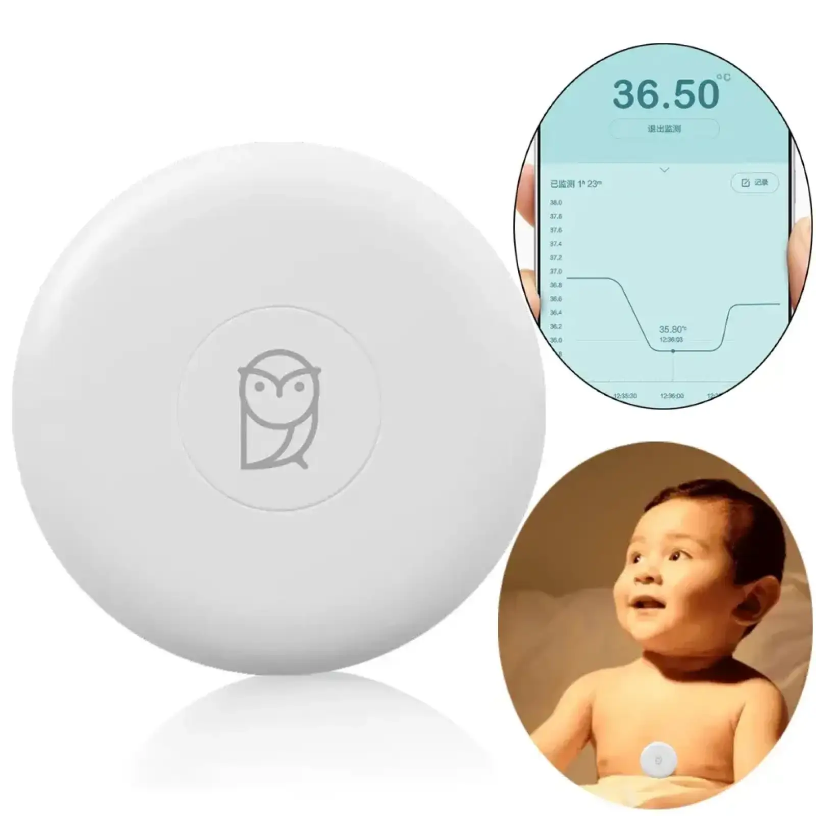 Термометр детский Xiaomi Miaomiaoce Smart Thermometer Pro (MMC-T201-2/3163089)