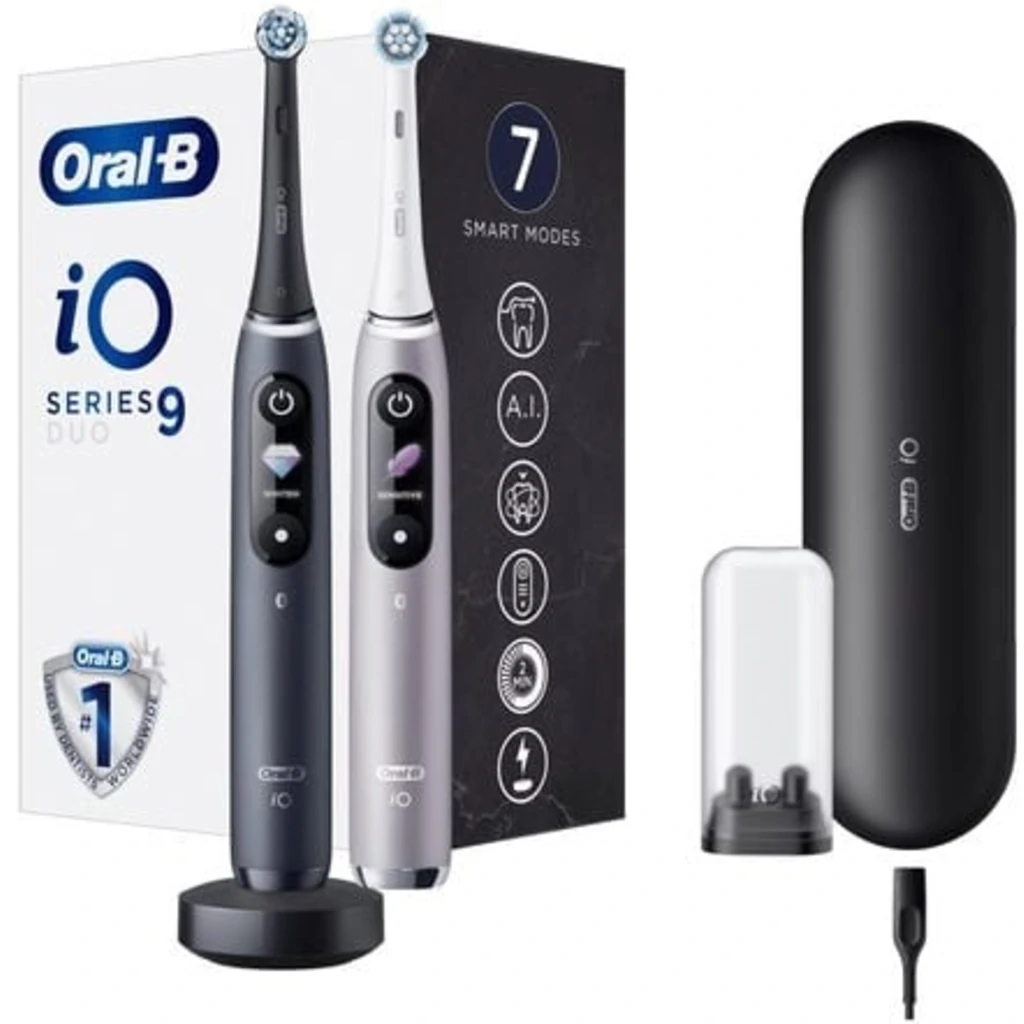 Зубна електрощітка Oral-B iO Series 9 Duo Black Onyx/Rose Quartz