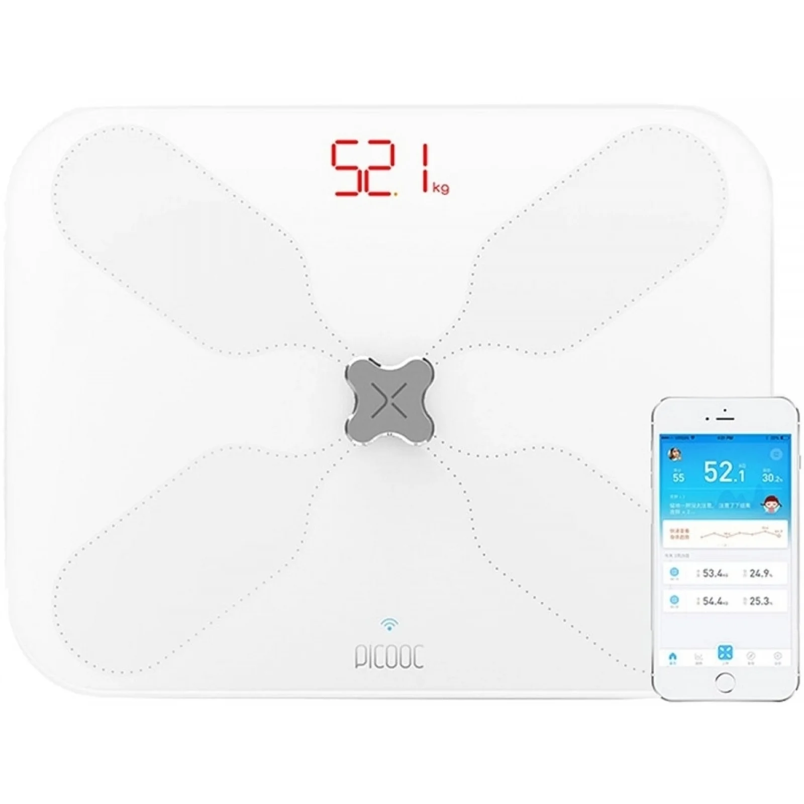 Весы напольные Picooc S3 Lite V2 White EU