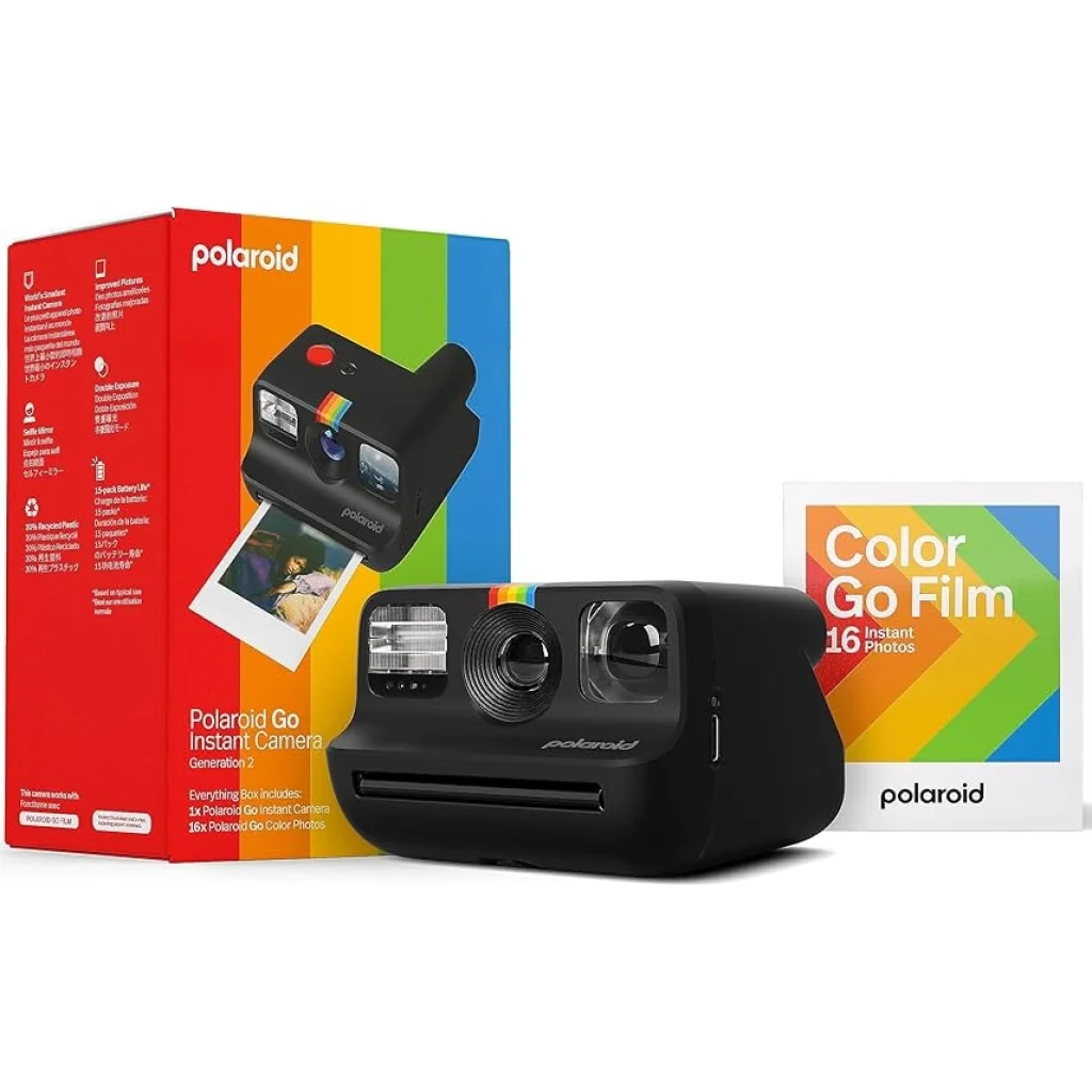 Фотокамера миттєвого друку Polaroid Go Gen 2 Everything Box Black (‎6280)