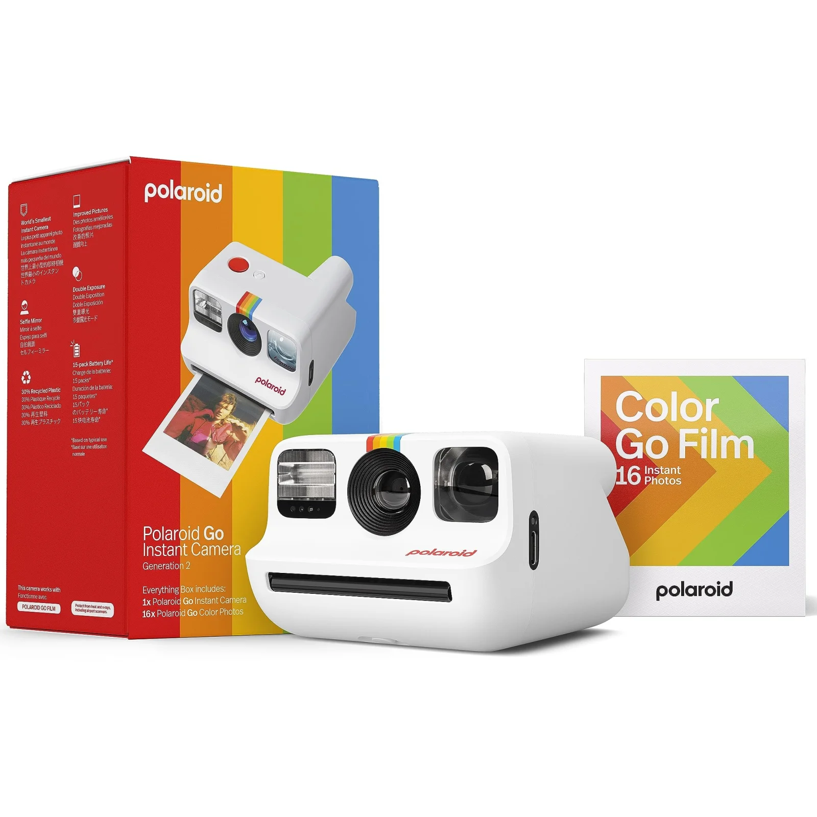 Фотокамера моментальной печати Polaroid Go Gen 2 Everything Box White (‎6282)