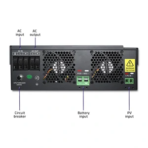 Гибридный солнечный инвертор Qoltec Off-Grid 5,5 кВт 100 A Sinus