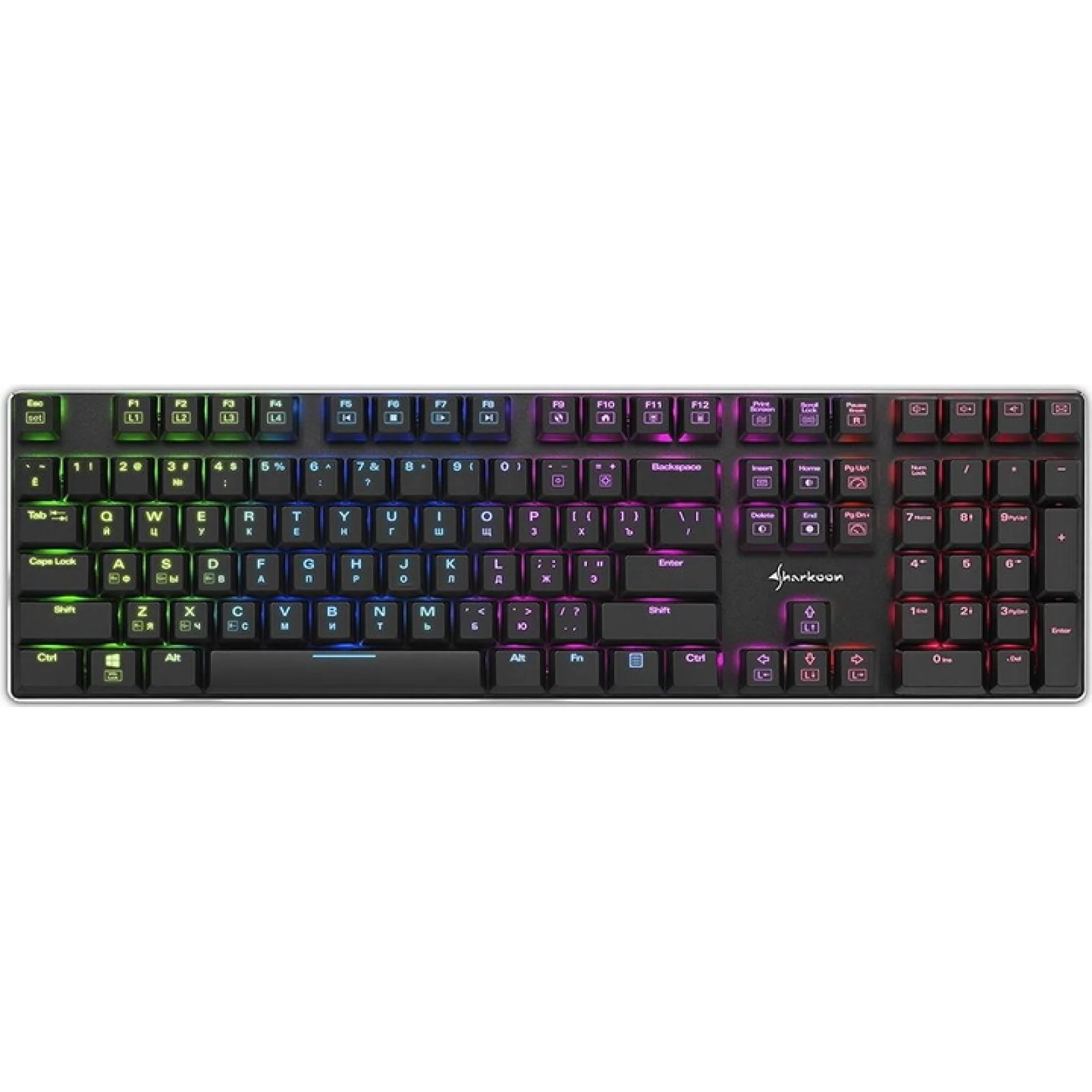 Клавіатура Sharkoon PureWriter RGB Red Switch