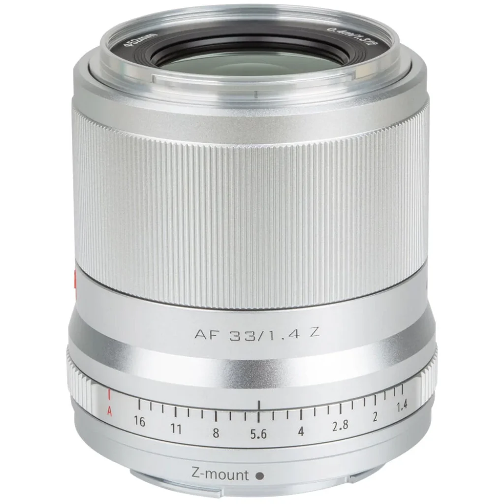 Объектив Viltrox AF 33mm f/1.4 Z Silver