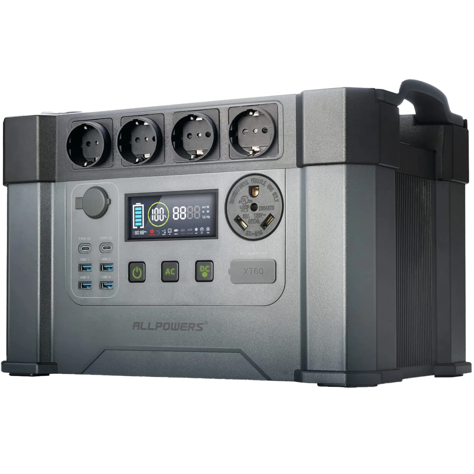 Зарядная станция Allpowers S2000 Pro 2400W 1500Wh (AP-SS-009-BLA-Pro)